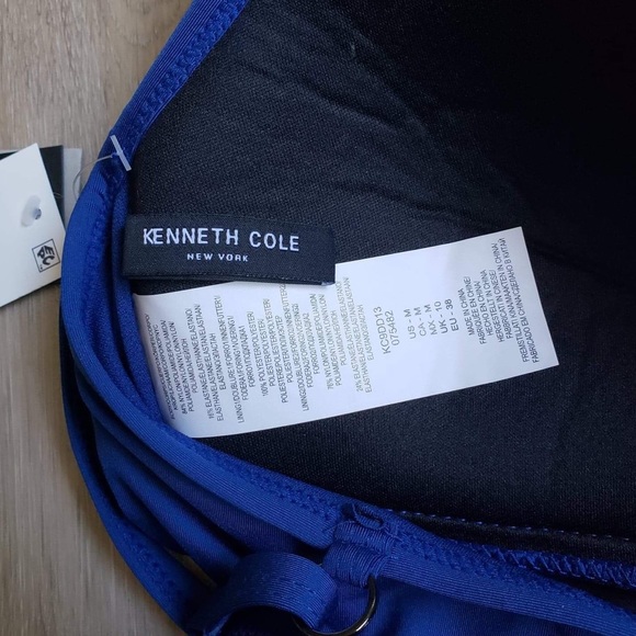 NWT Kenneth Cole Side CutOut One Piece Swimsuit - Picture 9 of 12